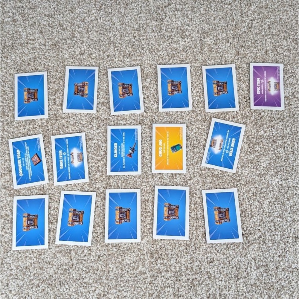 Fortnite Monopoly Board Game Replacement Chest Cards Lot Chug Jug Rare Epic Item